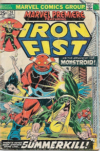 Marvel Premiere #24 By Marvel Comics - Iron Fist