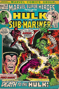 Marvel Super-Heroes #33 by Marvel Comics Books - FIne