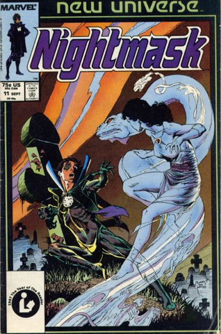 Nightmask #11 by Marvel Comics - New Universe