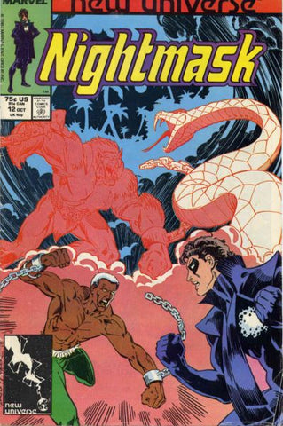 Nightmask #12 by Marvel Comics - New Universe