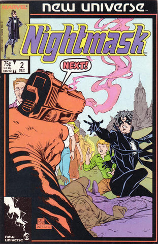 Nightmask #2 by Marvel Comics - New Universe