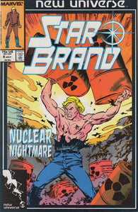 Star Brand #8 by Marvel Comics - New Universe