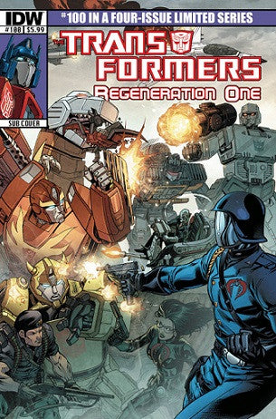 Transformers Regeneration One - 100 Sub Cover