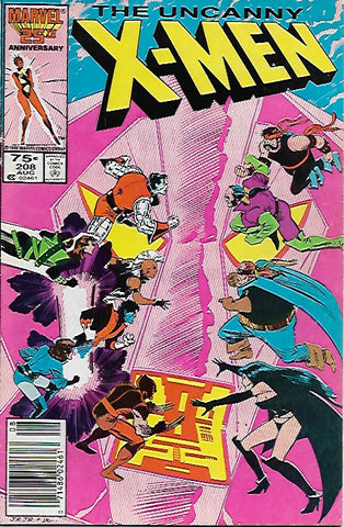 Uncanny X-Men #208 by Marvel Comics - Fine
