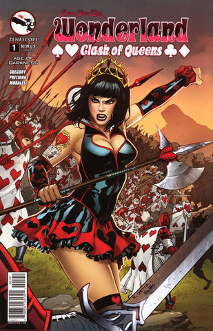 Wonderland Clash Of Queens #1 by Zenescope Comics