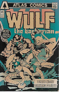 Wulf The Barbarian #4 by Atlas Comics - Very Good