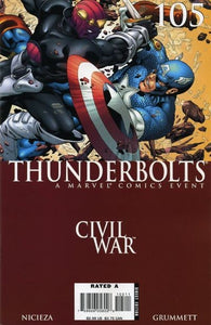 Thunderbolts #105 by Marvel Comics - Civil War