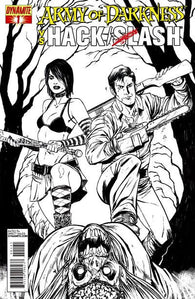 Army Of Darkness VS Hack Slash #1 by Dynamite Comics