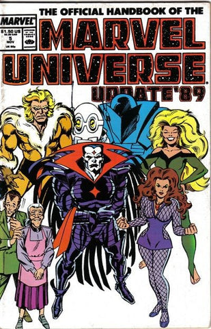 Official Handbook To Marvel Universe Deluxe #5 by Marvel Comics Update 1989