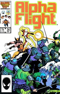 Alpha Flight #34 by Marvel Comics
