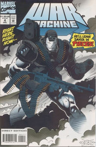 War Machine #4 by Marvel Comics