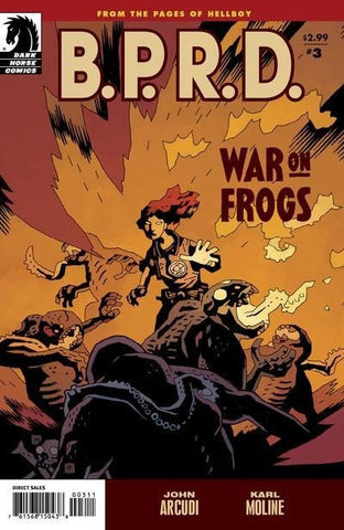 BPRD War on Frogs #2 by Dark Hose Comics