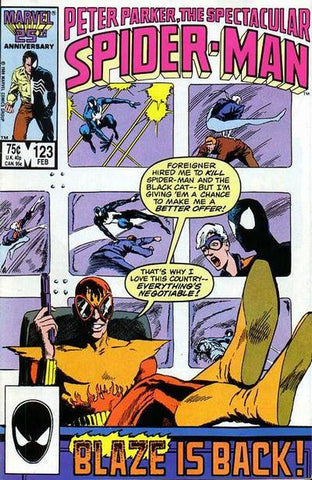 Spectacular Spider-Man #123 by Marvel Comics