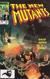 New Mutants #22 by Marvel Comics