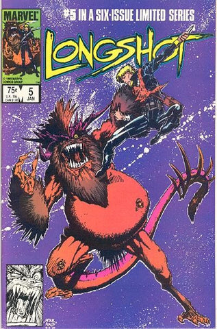 Longshot #5 by Marvel Comics