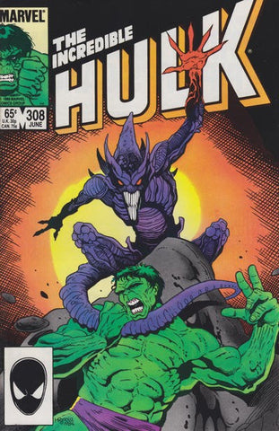 Incredible Hulk #308 by Marvel Comics