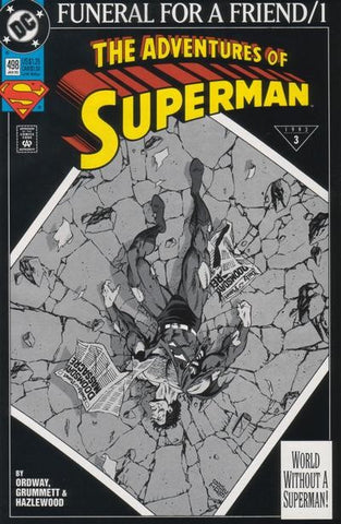 Adventures Of Superman #498 by DC Comics