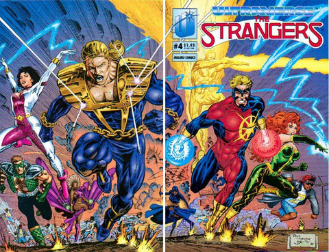 Strangers #4 by Malibu Comics