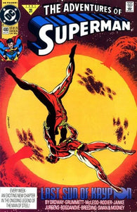 Adventures Of Superman #480 by DC Comics