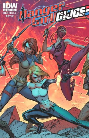 Danger Girl G.I. Joe #3 by IDW Comics