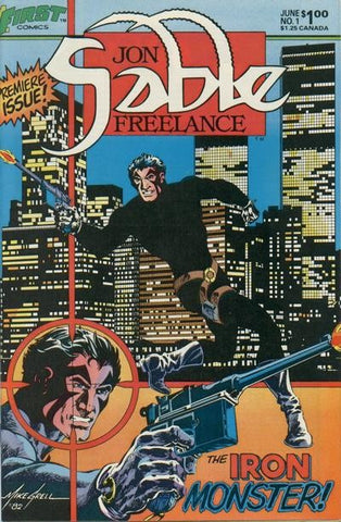 Jon Sable Freelance #1 by First Comics