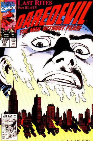 Daredevil #299 by Marvel Comics