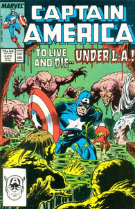 Captain America #329 by Marvel Comics