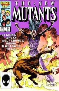 New Mutants #44 by Marvel Comics