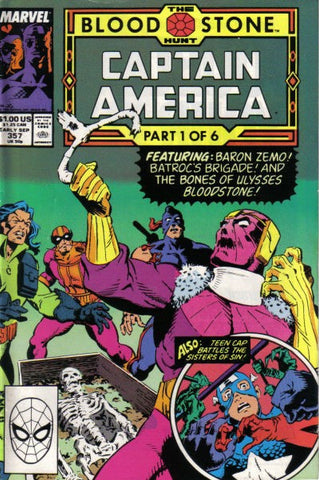 Captain America #357 by Marvel Comics