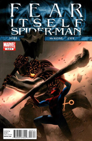 Fear Itself Spider-man #3 by Marvel Comics