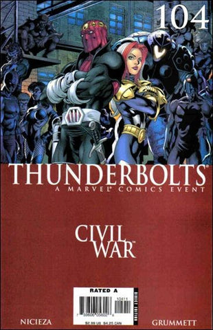 Thunderbolts #104 by Marvel Comics