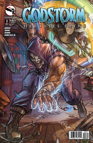 Godstorm Hercules Payne #3 by Zenescope Comics
