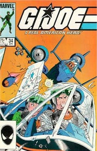 G.I. Joe Real American Hero #34 by Marvel Comics