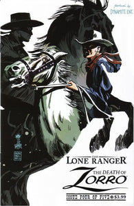 Lone Ranger Death Of Zorro #4 by Dynamite Comics