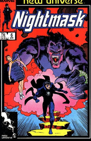 Nightmask #6 by Marvel Comics  - New Universe