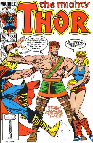 The Might Thor #356 by Marvel Comics