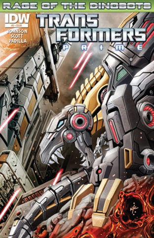 Transformers Prime Rage Of The Dinobots #2 by IDW Comics