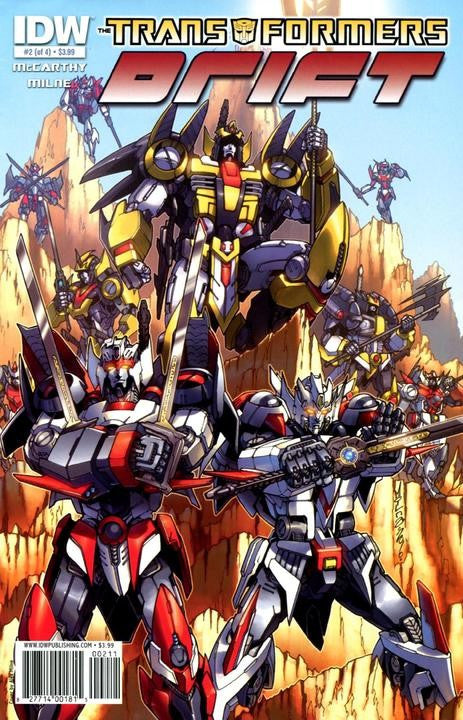 Transformers Drift #2 by IDW Comics – Spartan Comics
